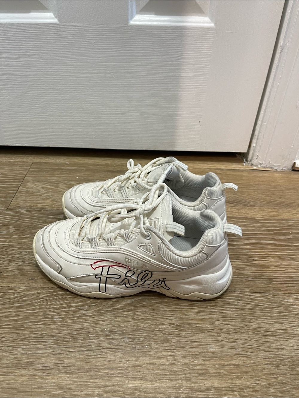Fila White Chunky Sneakers